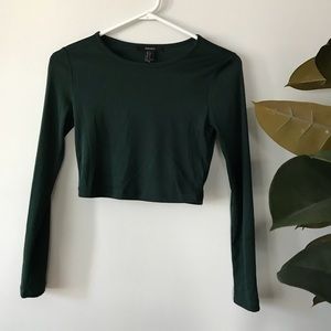 Forever 21 long sleeve crop